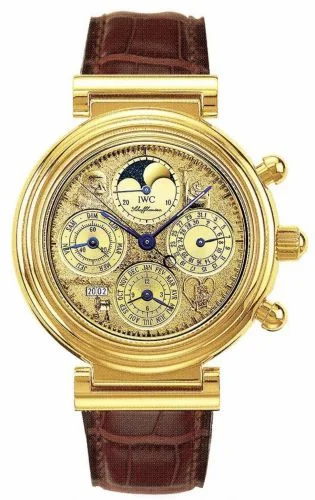 IWC Da Vinci Tourbillon Leonardo Yellow Gold / Italian IW3752-14 (IW375214)